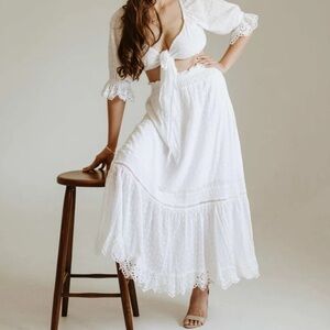 Spell SWAP 🍭daisy chain maxi skirt size xs